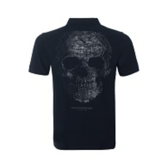 Look 54 HAUPTSTADTROCKER Death's Head Polo, Size XL - Picture 3 of 17